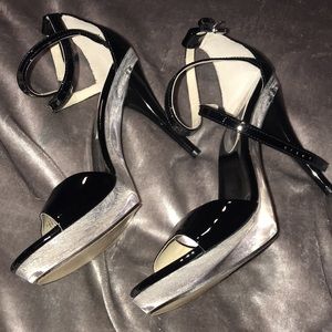 Michael Kors Black Patent Heel 4 inch heel
